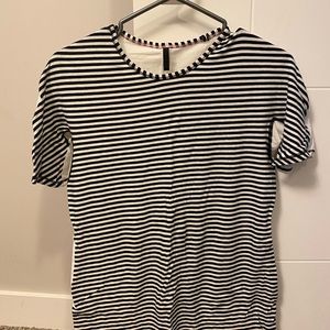 Lululemon long length striped t-shirt
